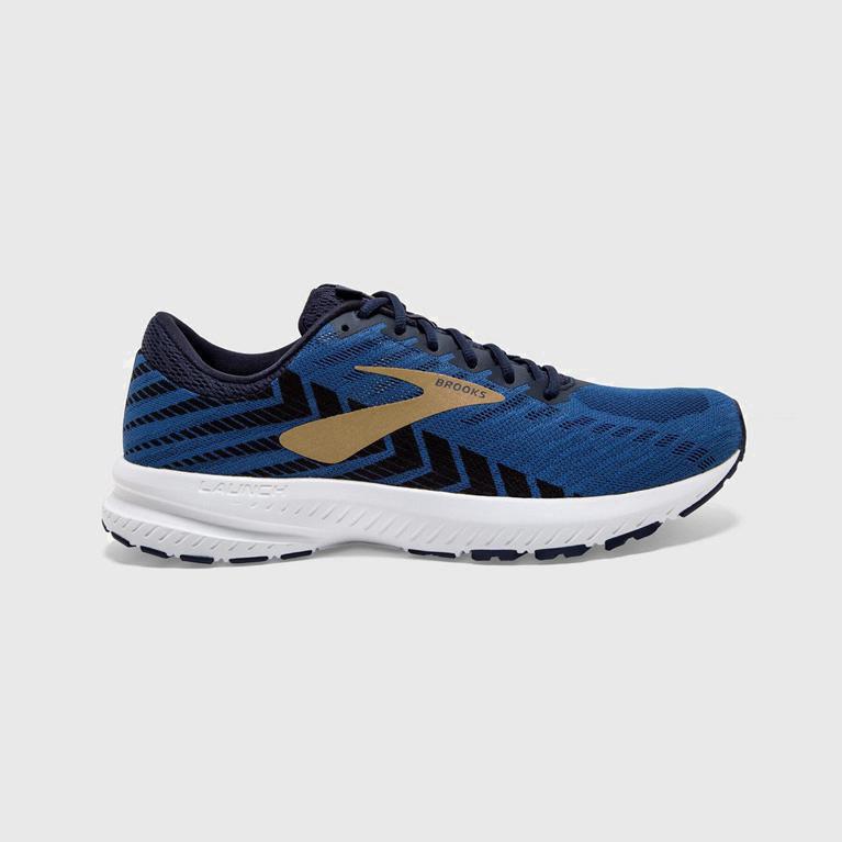 Brooks Launch 6 Hardloopschoenen voor Heren Blauw (YVNHT-7612)